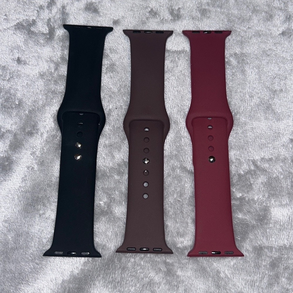(3 NEW) 38/40mm Adjustable Apple Watch Bands